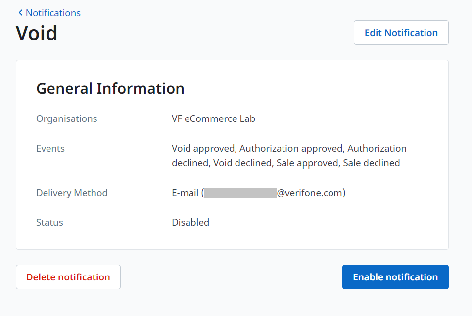 Notifications Verifone Central Verifone Developer Portal